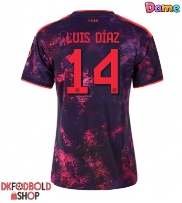 Bayern Munich Luis Diaz #14 Tredje trøje Dame 2026-27 Kort ærmer Bayern Munich Luis Diaz #14 Tredje trøje Dame 2026-27 Kort ærmer